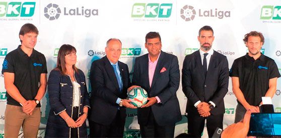 BKT ha «fichado» como patrocinador del fútbol español