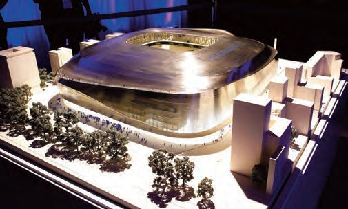 La remodelación del estadio Santiago Bernabéu marcha a buen ritmo