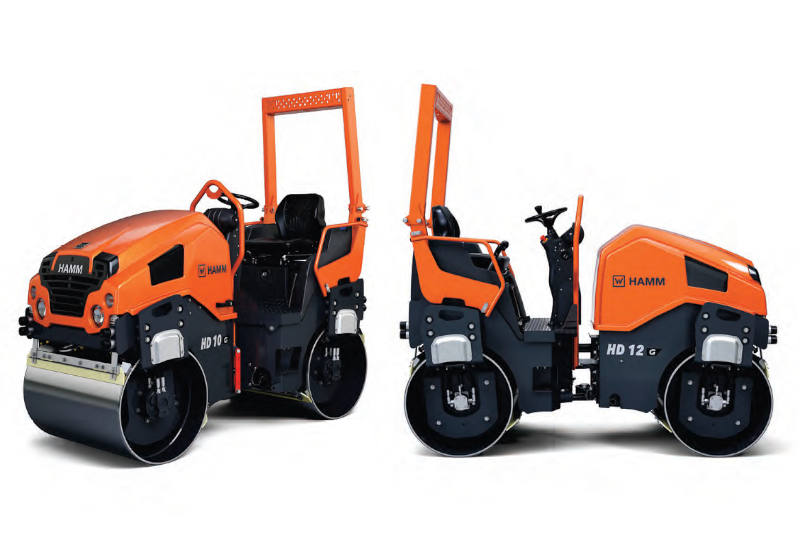 Rodillos compactos Hamm HD 10 y HD 12