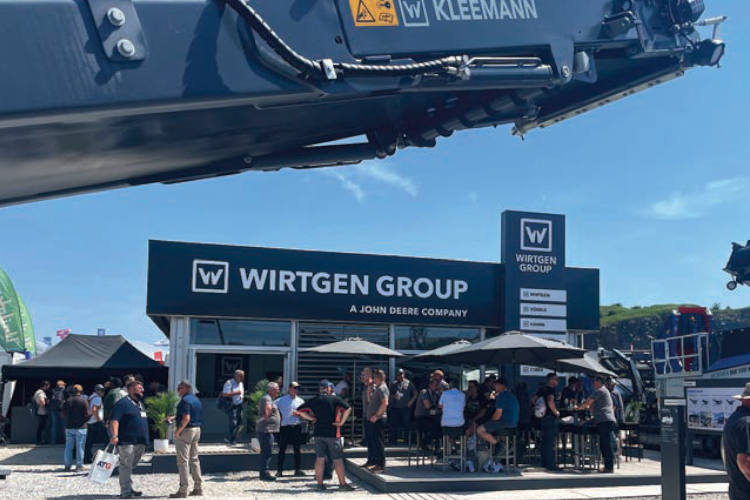 Stand Wirtgen en Hillhead