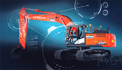 Novedad en Bauma serán las excavadoras Hitachi ZX210LC-6 y ZX85USB-6