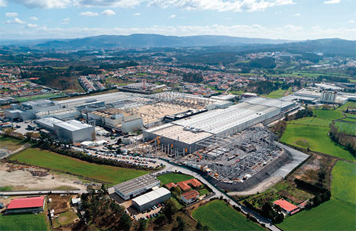 Fábrica de neumáticos Continental en Lousado (Portugal)