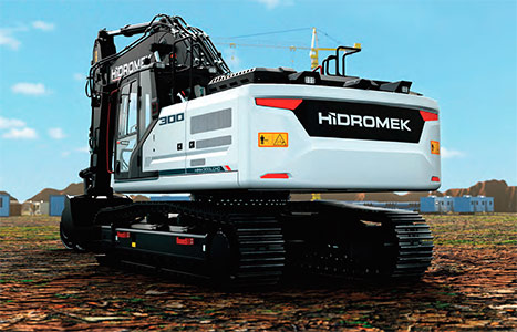 Excavadora HMK 300 LC, serie H4, de Hidromek.