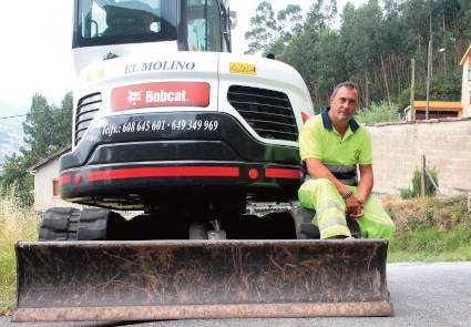 José Manuel Alvariñas, gerente de Excavaciones El Molino, empresa familiar de Poio (Pontevedra).