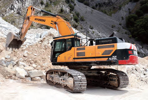 Excavadora Hyundai HX520L
