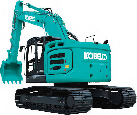 Kobelco presenta la excavadora de cadenas de radio corto en las 38 toneladas