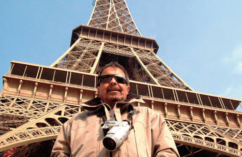 Rui Francisco Oliveira Anjos
en la torre Eiffel durante la
celebración de Intermat.