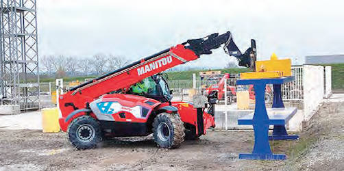 Telescópica de Manitou de hidrógeno