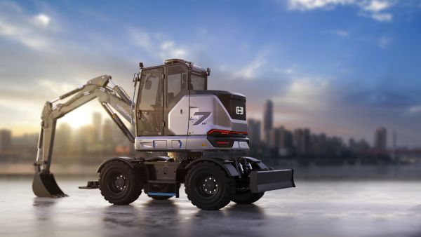 Premio de Diseño 2020 en Alemania para Hidromek por su excavadora  de ruedas HICON W7 con motor 100% eléctrico