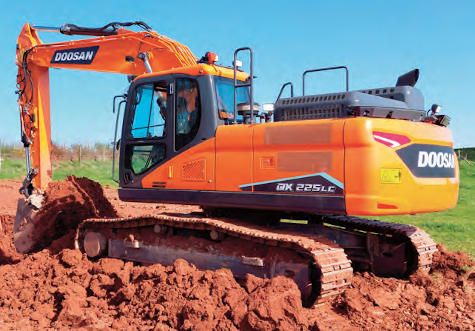 Excavadora inteligente de Doosan