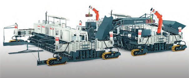 Nueva extendedora SP 154i. Encofrado deslizante de Wirtgen