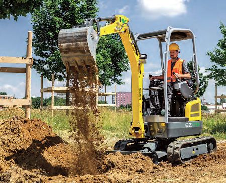 Galardón de Samoter a la miniexcavadora eléctrica EZ17e, de Wacker Neuson