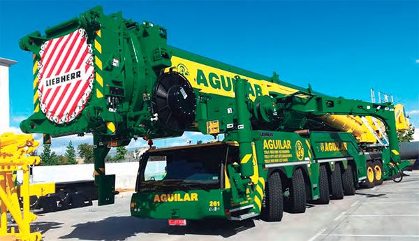 Equipos Liebherr para Grúas Aguilar