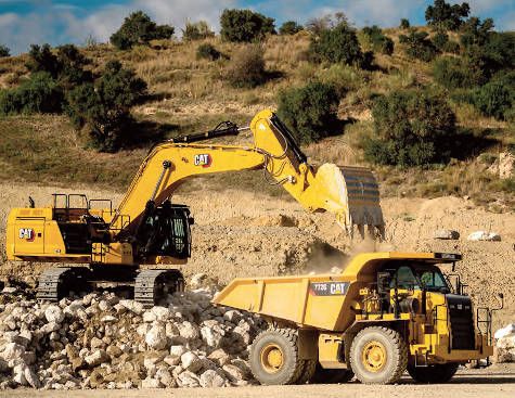 Caterpillar 374; Poder de Excavación