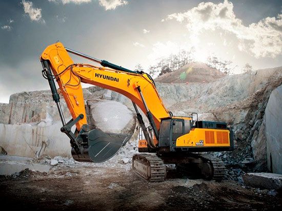 La poderosa excavadora HX900 L de Hyundai