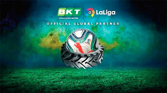 Acuerdo de patrocinio BKT y la Liga Española