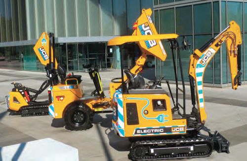 JCB apunta alto a las emisiones cero con su gama eléctrica