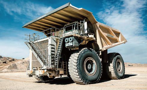 El nuevo dúmper Liebherr T-274
