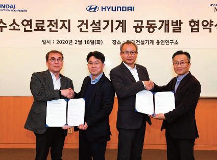Hyundai Construction Equipment desarrollará «excavadoras de combustible de hidrógeno»
