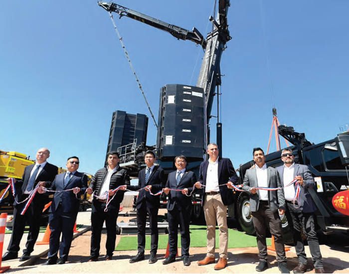 Nueva grúa de XCMG para Chile